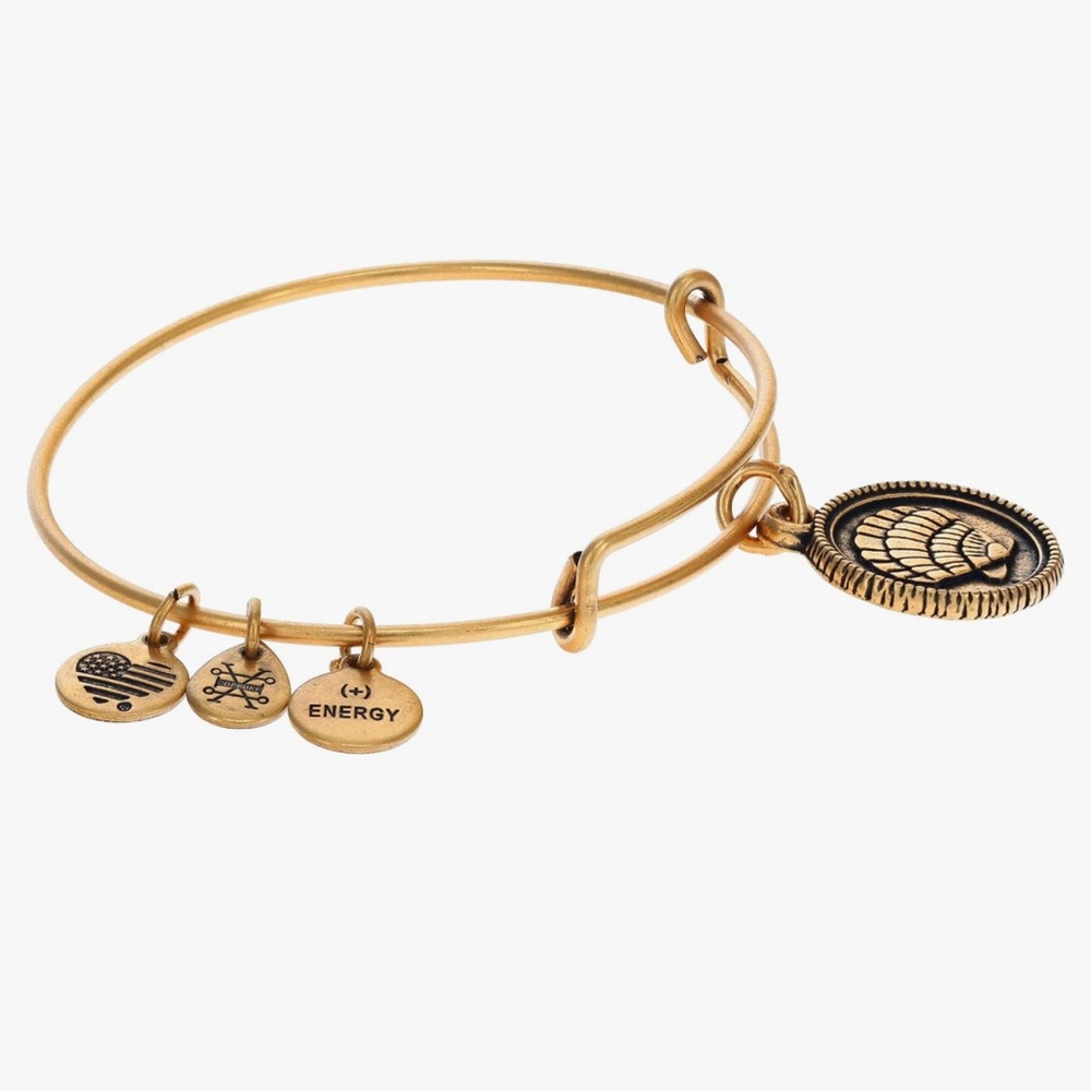 Alex and Ani Seashell II bracelet- gold